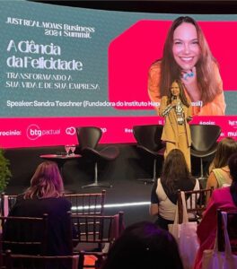 Sandra Teschner Inspira no Just Real Moms Business Summit